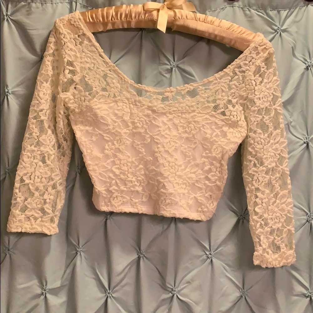 Abercrombie & Fitch Lace Crop Top